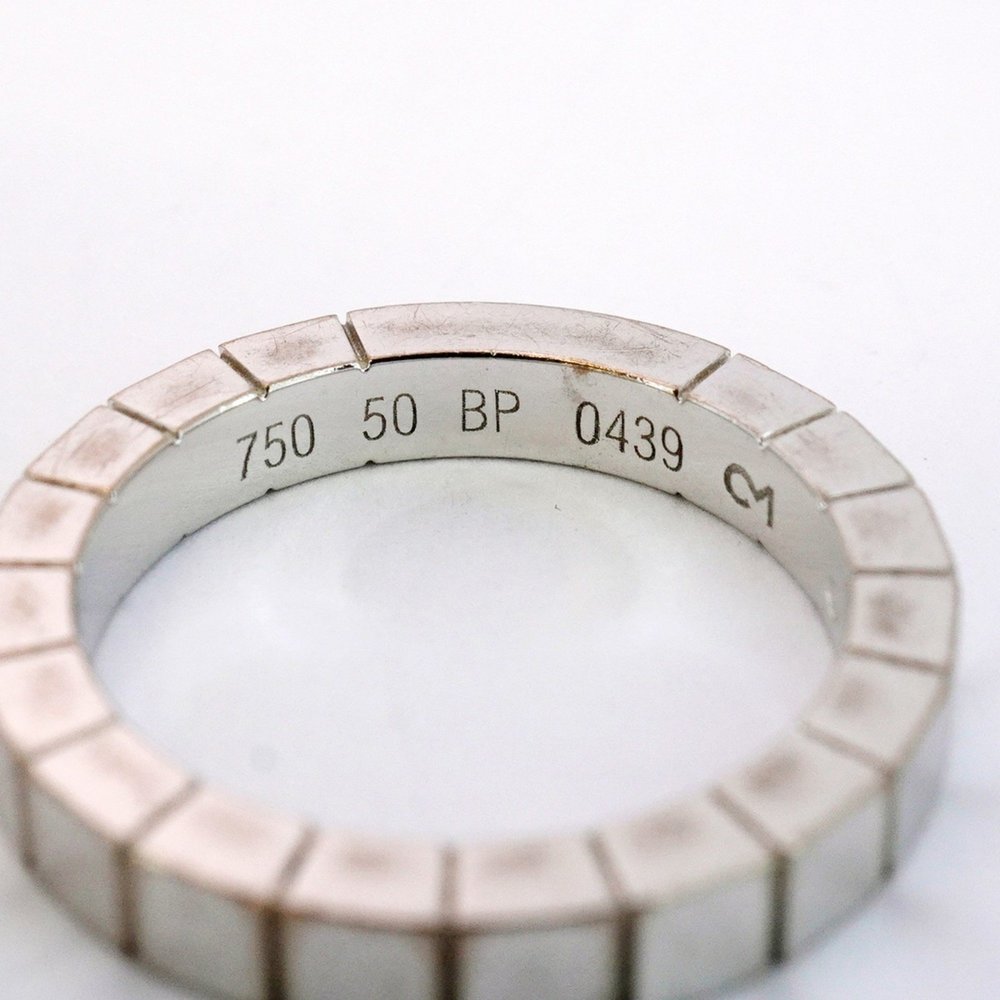CARTIER 18k Silver Lanier Ring #50 - Picture 4 of 8